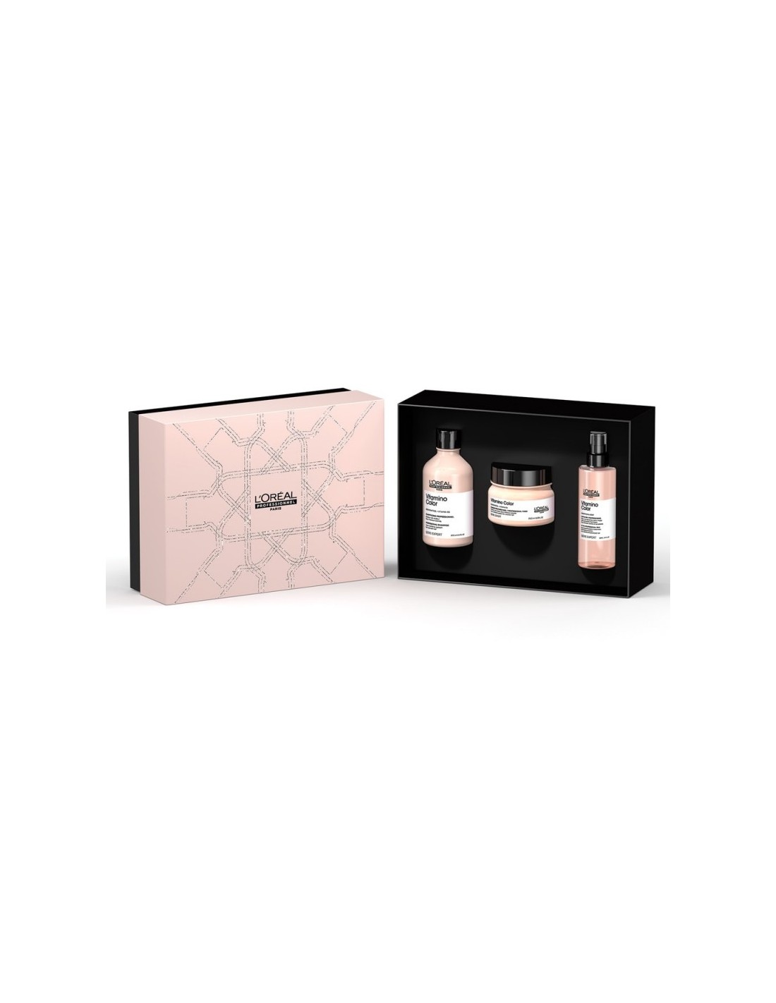 L'OREAL PROFESSIONNEL COFFRET DE NOEL TRIO VITAMINO COLOR MASQUE + SHAMPOOING + LAIT 10 EN1