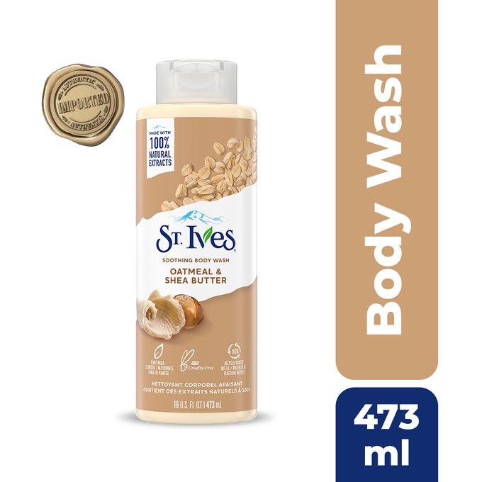 St Ives Gel douche apaisant à l'avoine et au beurre de karité