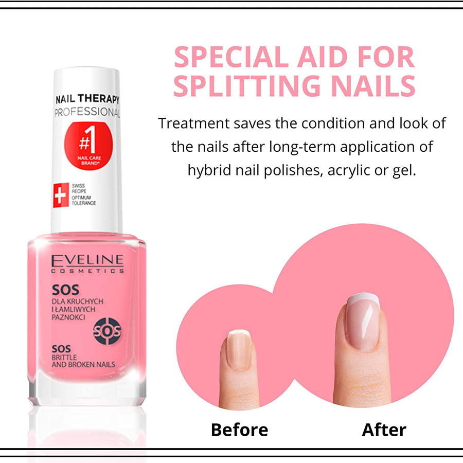 EVELINE NAIL THERAPY SOS BRITTLE AND BROKEN NAILS – Image 4