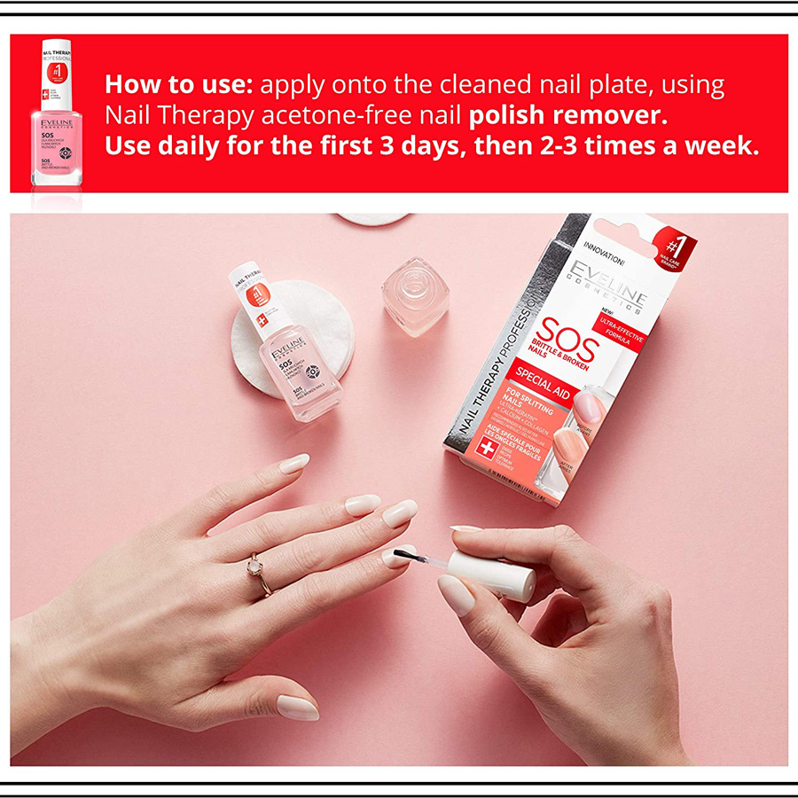 EVELINE NAIL THERAPY SOS BRITTLE AND BROKEN NAILS – Image 2