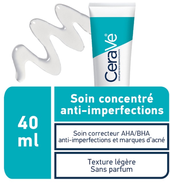 CERAVE SOIN CONCENTRÉ ANTI-IMPERFECTIONS |PEAU GRASSE À TENDANCE ACNÉIQUE | 40ML