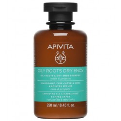 APIVITA SHAMPOING POUR RACINES GRASSES ET POINTES SÈCHES 250ML