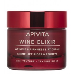 APIVITA WINE ELIXIR CRÈME LIFT RIDES & FERMETÉ – TEXTURE RICHE 50ML