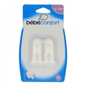 BEBE CONFORT 2 DOIGTIERS SOUPLES SILICONE 3-12 MOIS