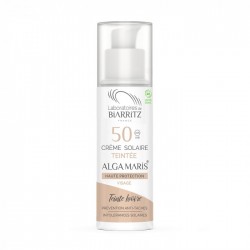 BIARRITZ CREME SOLAIRE VISAGE TEINTEE IVOIRE SPF50 50ML