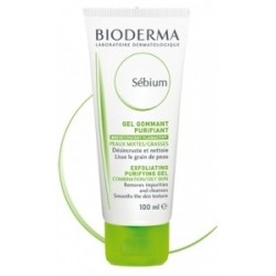 BIODERMA SEBIUM GEL GOMMANT PURIFIANT 100ML DÉSINCRUSTE ET NETTOIE
