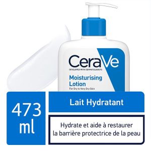 CERAVE LAIT HYDRATANT LÉGER PEAU SÈCHE À TRÈS SÈCHE | 473ML