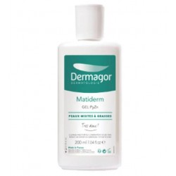DERMAGOR MATIDERM GEL PY ZN 0.75% NETTOYANT ASSAINISSANT 200ML