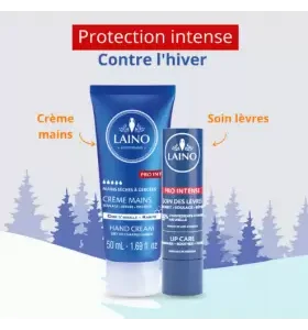 LAINO PACK LAINO PROTECTION INTENSE CREME MAIN+ BAUME A LEVRE