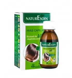 NATURESOIN HUILE CAPILLAIRE 10 HUILES VÉGÉTALES & NATURELLES TOUS TYPES DE CHEVEUX