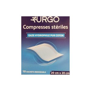 Alternative view of URGO COMPRESSES DE GAZE STÉRILES