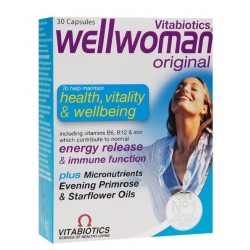 VITABIOTICS WELLWOMAN ZINC ORIGINAL 30 CAPSULES